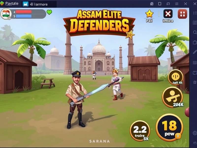 Assam Elite Defenders Game Screenshot